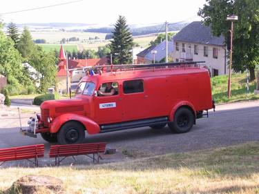 hasičské auto Oprostovice